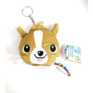 Moosh Moosh sanitizer holder Corey puppy  dog key tag Key Ring